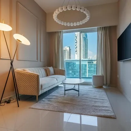 Stylish High Floor Apartment With Burj View Dubai Exterior foto